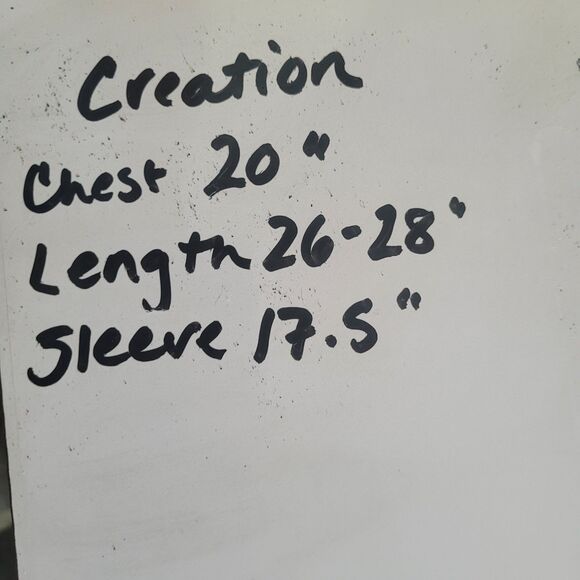 Creation Mixed Media Neon Tunic Top Women's Size Small Colorful Artsy Boho - Picture 11 of 12